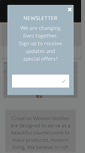 Mobile Screenshot of creativewomen.net